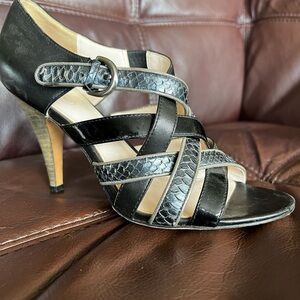 Coach Women’s High Heel Strappy Buckle Shoes Size 8